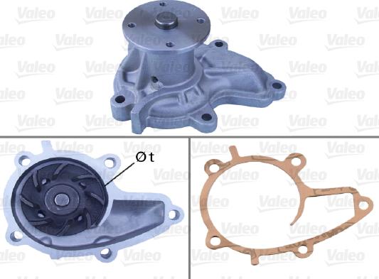 Valeo 506037 - Vesipumppu inparts.fi