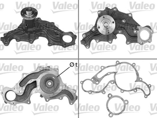 Valeo 506158 - Vesipumppu inparts.fi