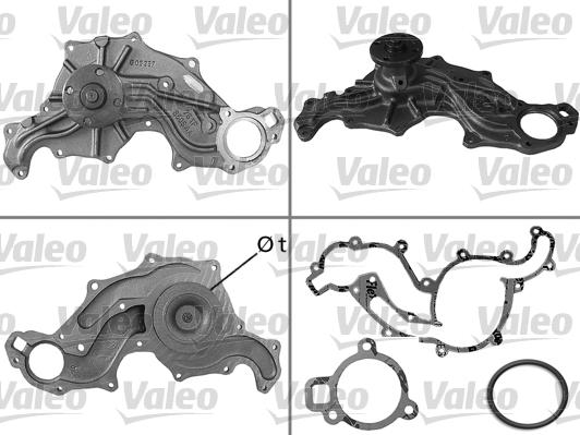 Valeo 506173 - Vesipumppu inparts.fi