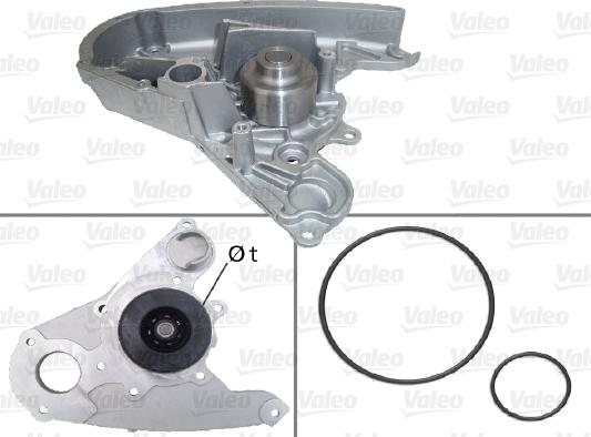 Valeo 506864 - Vesipumppu inparts.fi