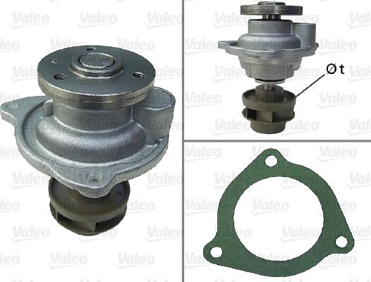 Valeo 506809 - Vesipumppu inparts.fi