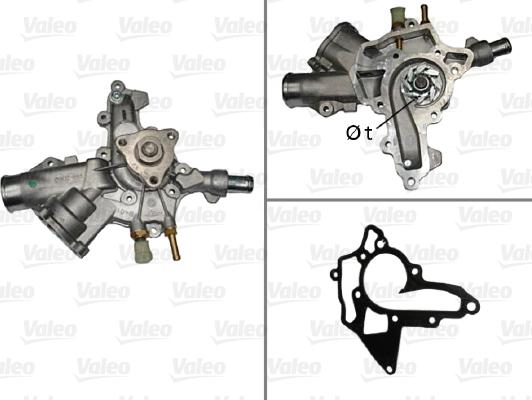 Valeo 506838 - Vesipumppu inparts.fi