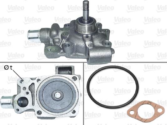 Valeo 506879 - Vesipumppu inparts.fi