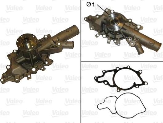 Valeo 506875 - Vesipumppu inparts.fi