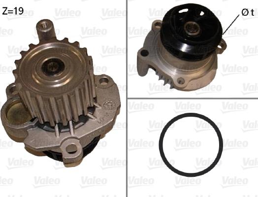 Valeo 506873 - Vesipumppu inparts.fi