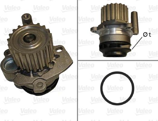 Valeo 506872 - Vesipumppu inparts.fi