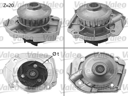 Valeo 506397 - Vesipumppu inparts.fi