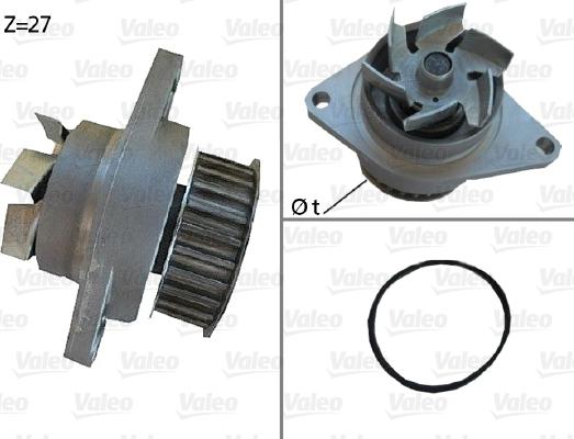 Valeo 506385 - Vesipumppu inparts.fi