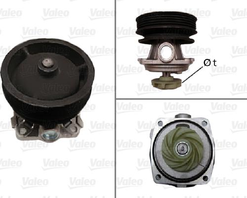 Valeo 506334 - Vesipumppu inparts.fi