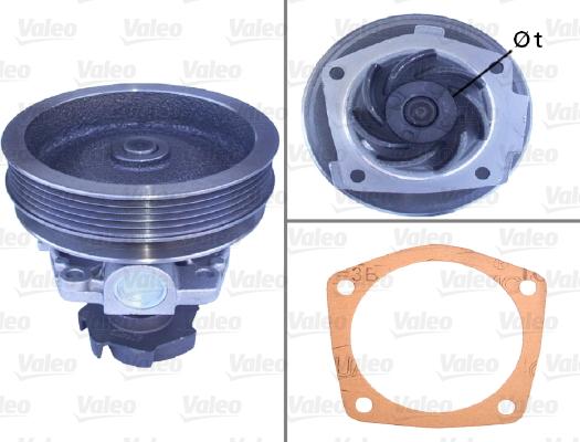 Valeo 506299 - Vesipumppu inparts.fi