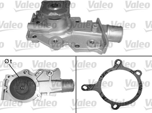 Valeo 506284 - Vesipumppu inparts.fi