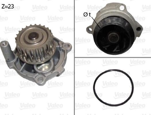 Valeo 506790 - Vesipumppu inparts.fi