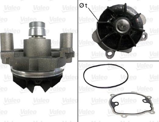 Valeo 506709 - Vesipumppu inparts.fi