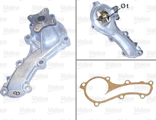 Valeo 506705 - Vesipumppu inparts.fi