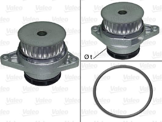 Valeo 506706 - Vesipumppu inparts.fi