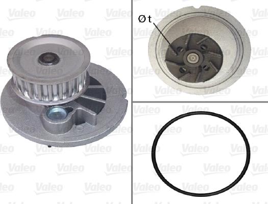 Valeo 506703 - Vesipumppu inparts.fi