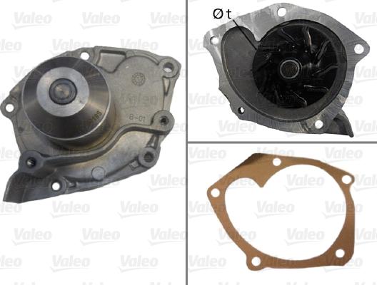 Valeo 506725 - Vesipumppu inparts.fi