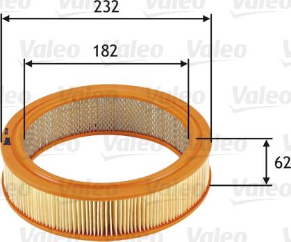 Valeo 585696 - Ilmansuodatin inparts.fi