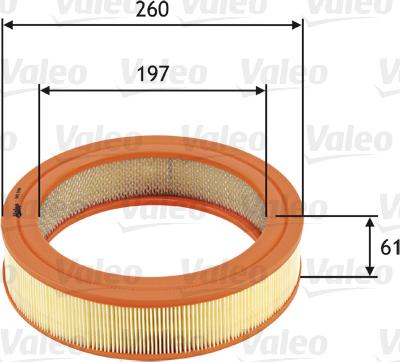 Valeo 585698 - Ilmansuodatin inparts.fi