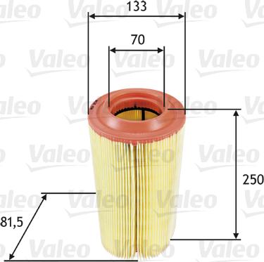 Valeo 585649 - Ilmansuodatin inparts.fi