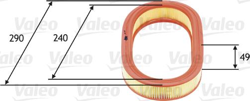 Valeo 585640 - Ilmansuodatin inparts.fi