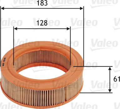 Valeo 585656 - Ilmansuodatin inparts.fi