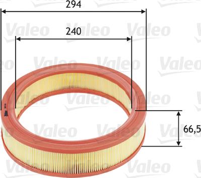 Valeo 585651 - Ilmansuodatin inparts.fi