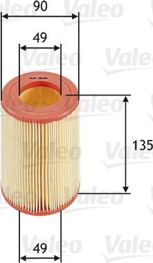 Valeo 585660 - Ilmansuodatin inparts.fi