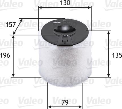 Valeo 585663 - Ilmansuodatin inparts.fi