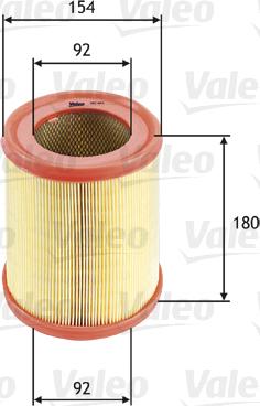 Valeo 585604 - Ilmansuodatin inparts.fi