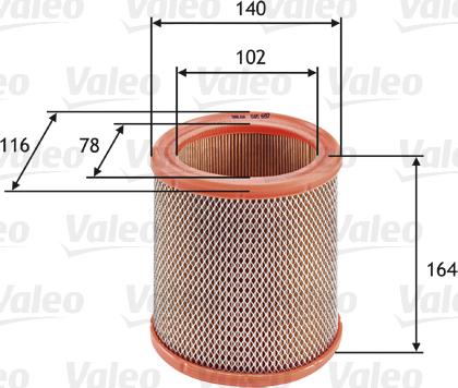 Valeo 585602 - Ilmansuodatin inparts.fi