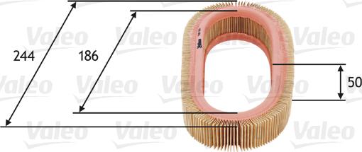 Valeo 585616 - Ilmansuodatin inparts.fi