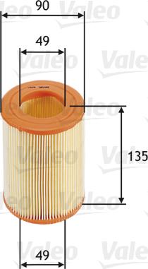 Valeo 585681 - Ilmansuodatin inparts.fi