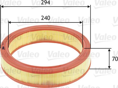 Valeo 585633 - Ilmansuodatin inparts.fi