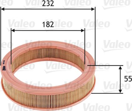 Valeo 585632 - Ilmansuodatin inparts.fi