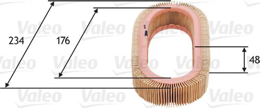 Valeo 585628 - Ilmansuodatin inparts.fi