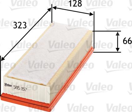 Valeo 585157 - Ilmansuodatin inparts.fi