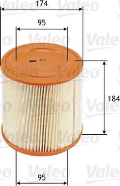 Valeo 585740 - Ilmansuodatin inparts.fi