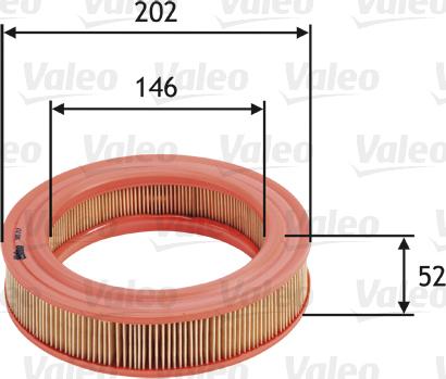 Valeo 585717 - Ilmansuodatin inparts.fi