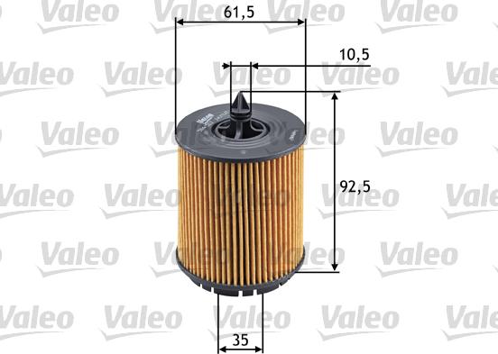 Valeo 586563 - Öljynsuodatin inparts.fi