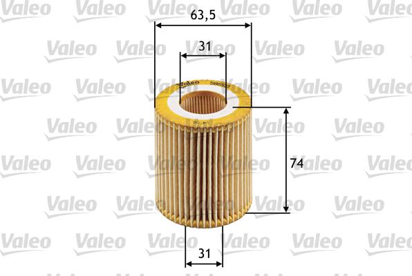 Valeo 586510 - Öljynsuodatin inparts.fi