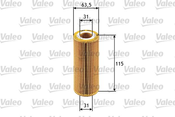 Valeo 586511 - Öljynsuodatin inparts.fi