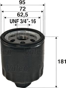 Valeo 586056 - Öljynsuodatin inparts.fi