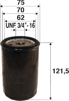 Valeo 586052 - Öljynsuodatin inparts.fi