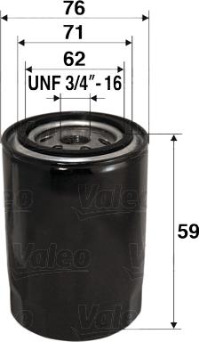 Valeo 586065 - Öljynsuodatin inparts.fi