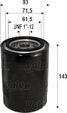 Valeo 586105 - Öljynsuodatin inparts.fi