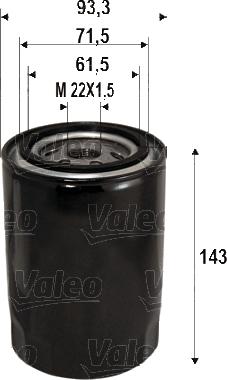 Valeo 586113 - Öljynsuodatin inparts.fi