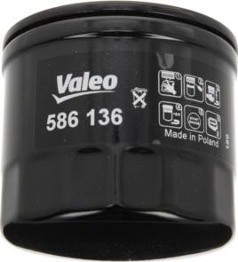 Valeo 586136 - Öljynsuodatin inparts.fi