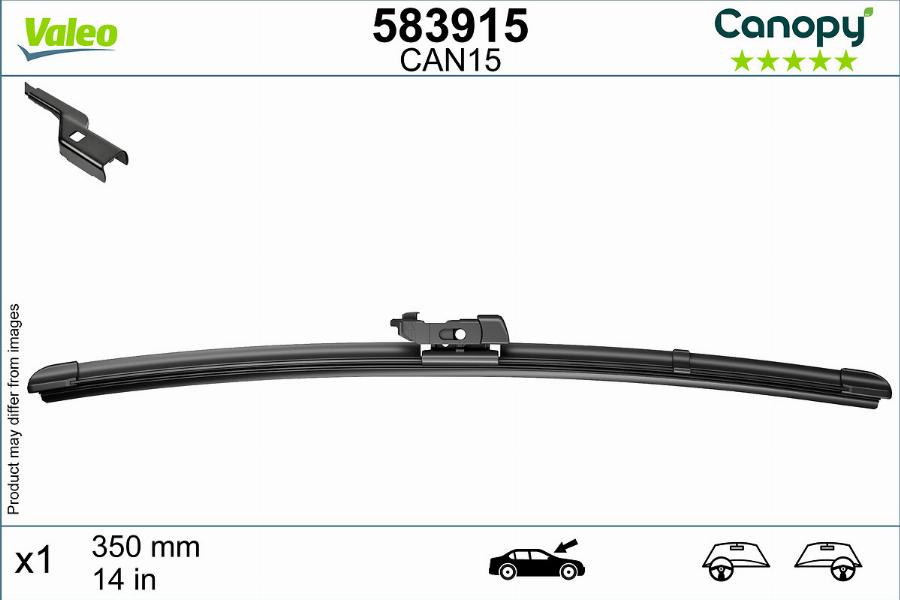 Valeo 583915 - Pyyhkijänsulka inparts.fi