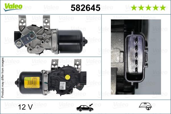 Valeo 582645 - Pyyhkijän moottori inparts.fi